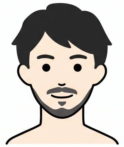 口ヒゲ＋あごヒゲ＋下唇ヒゲ