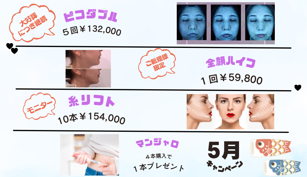 今月のキャンペーン